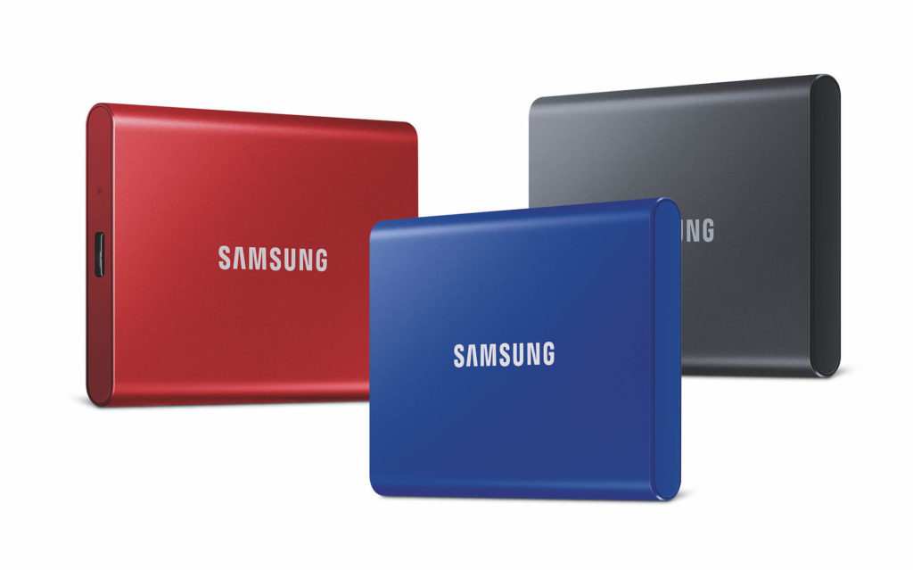Portable SSD T7 von Samsung